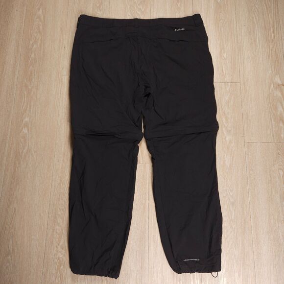 Columbia Convertible Hiking Pants Womens 20W Black Omni-Shield Zip Off Outdoor - Picture 7 of 13